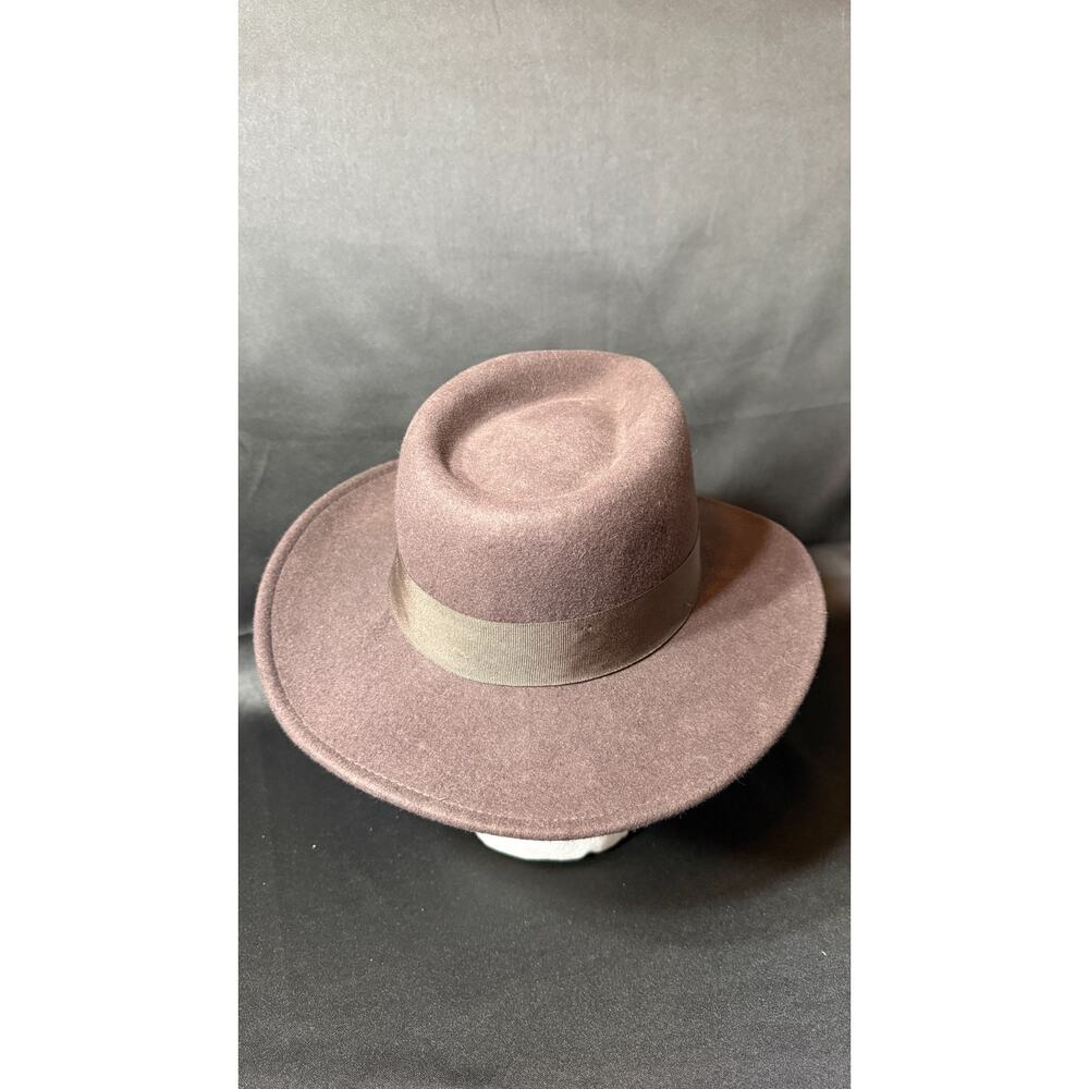 Indiana Jones Brown Wool Felt Fedora Safari Hat Adult Medium Size 71/4 NWOT - Picture 12 of 12